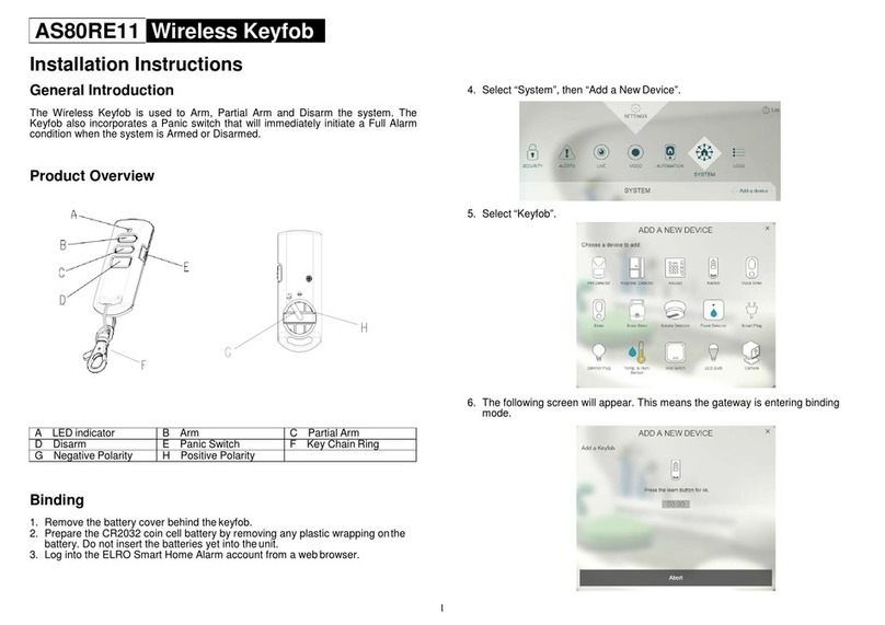 ELRO AS80RE11 User manual