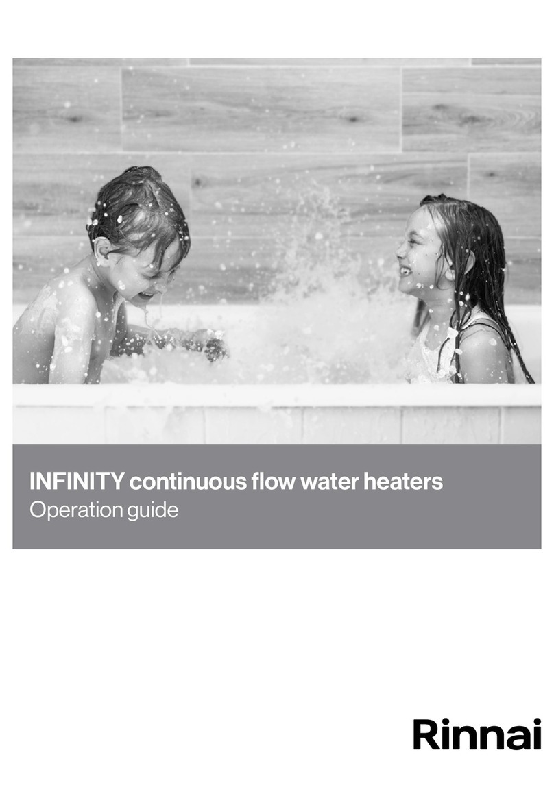 Rinnai INFINITY A Series User manual