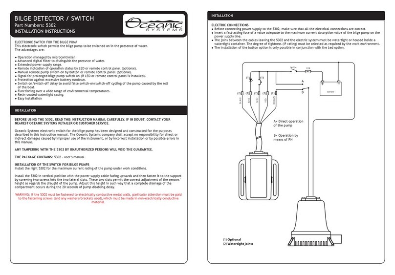 Oceanic Systems 5302 installation instructions Oceanic Systems 5302 installation instructions