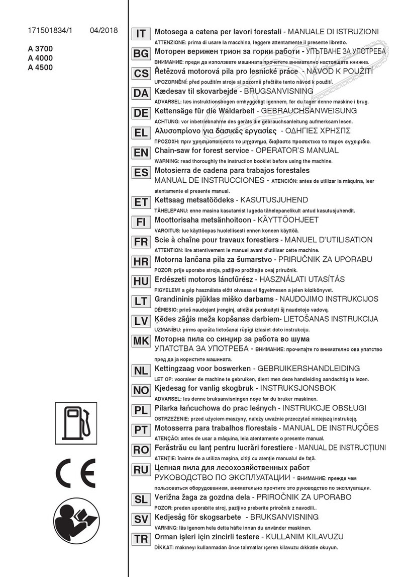 Stiga A 3700 User manual