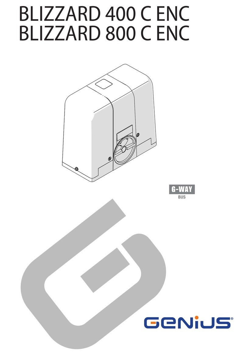 Genius BLIZZARD 400 C ENC instruction manual