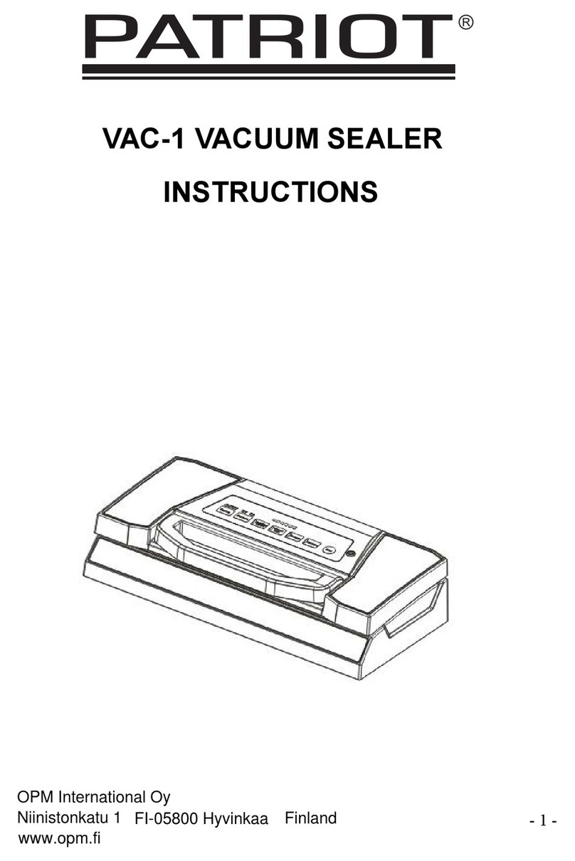 OPM PATRIOT VAC-1 User manual