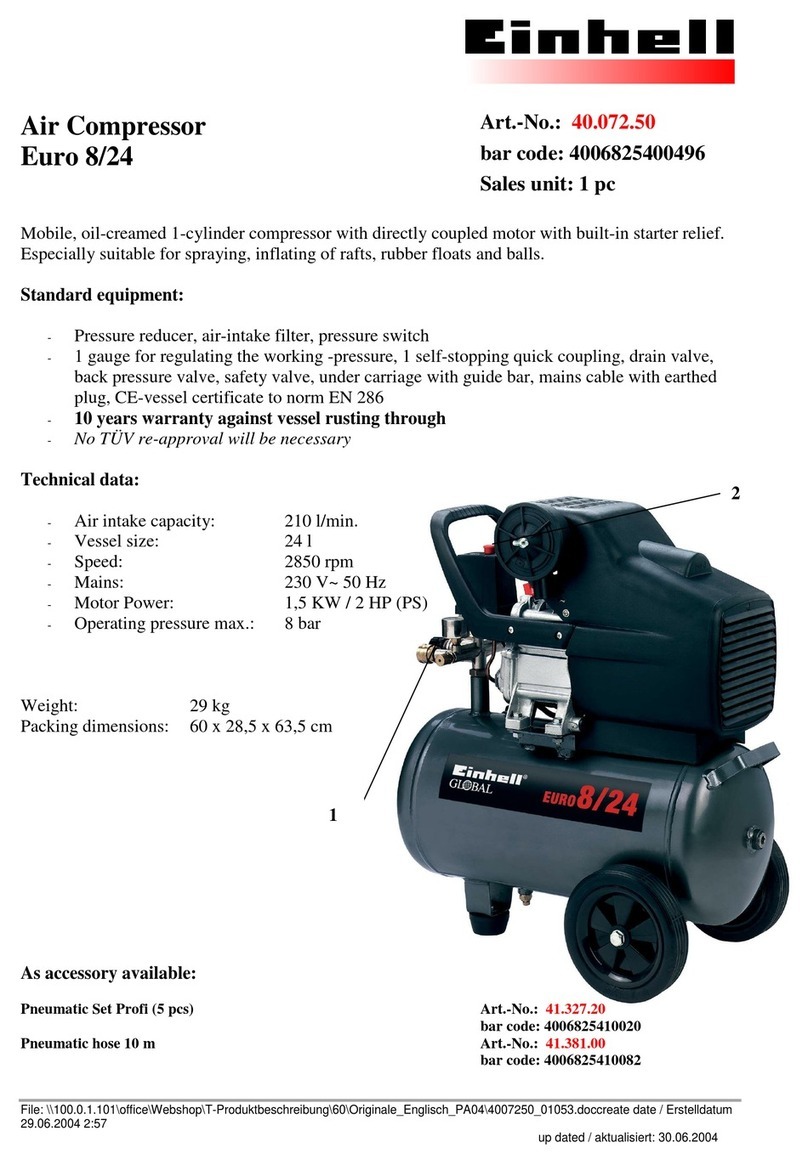 Einhell Global EURO 8/24 operating instructions