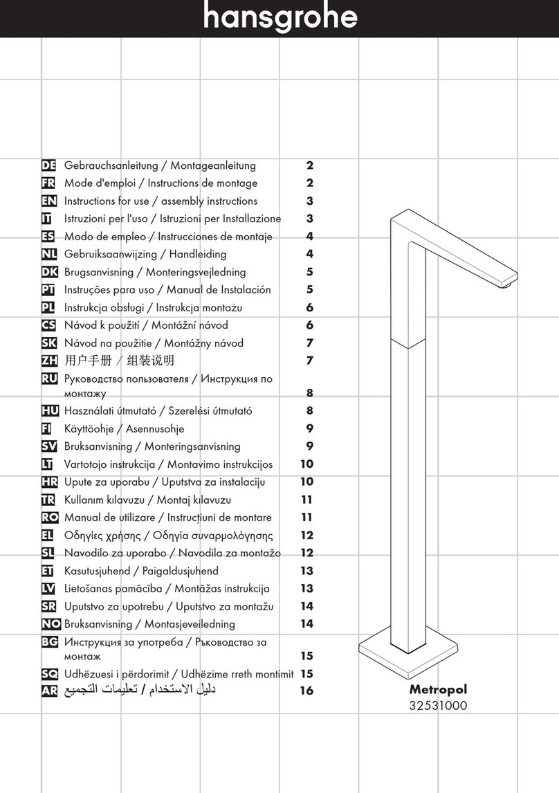 Hans Grohe Metropol 32531000 Manual