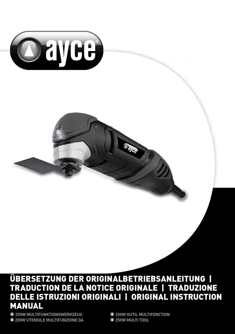 Ayce 2711 Original instruction manual