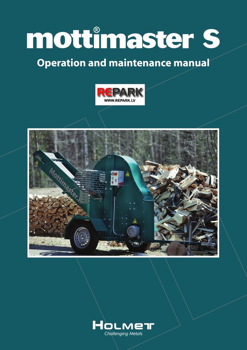 HOLMET mottimaster S Operation and maintenance manual