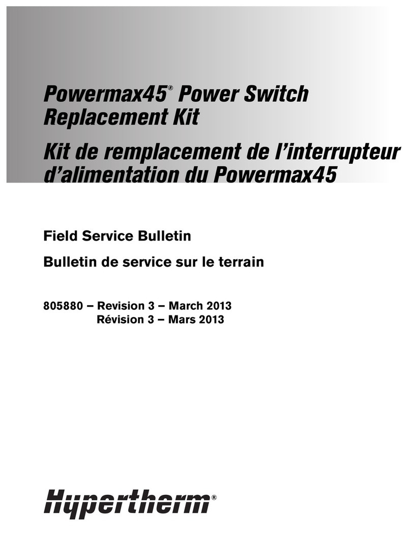 Hypertherm Powermax45 XP Reference manual