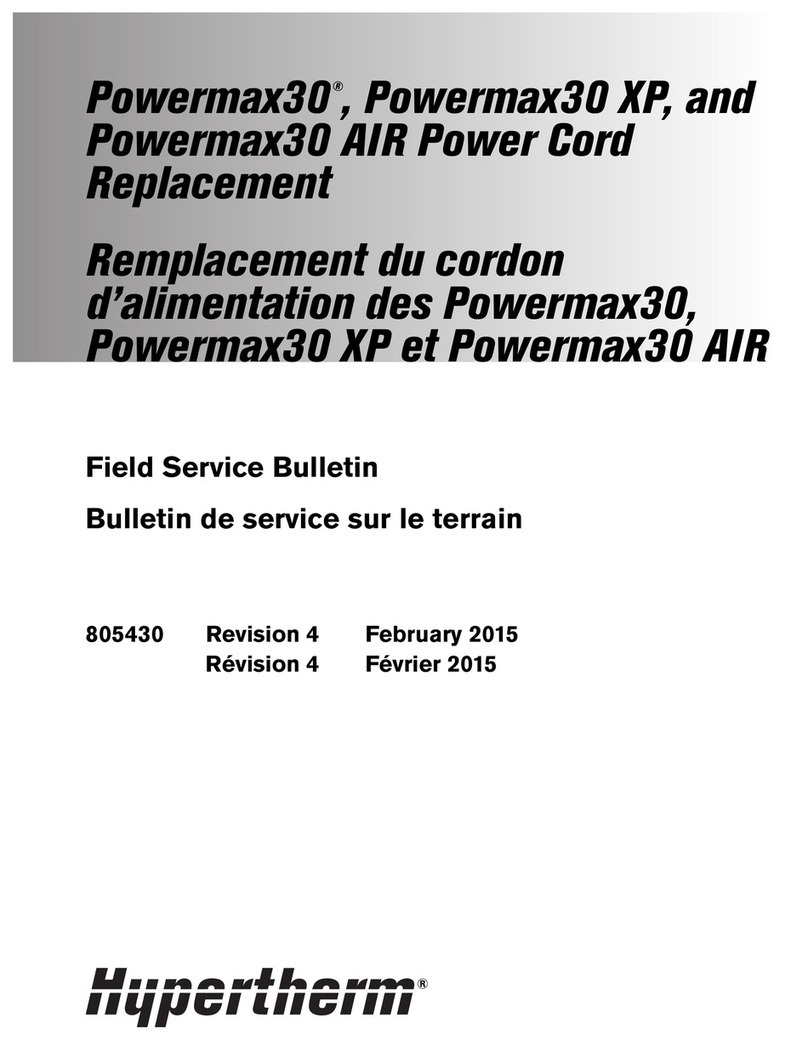 Hypertherm Powermax30 AIR Reference manual