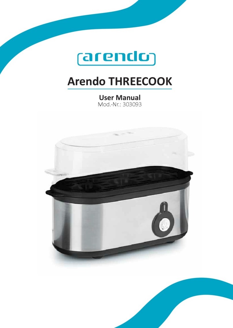 ARENDO THREECOOK user manual