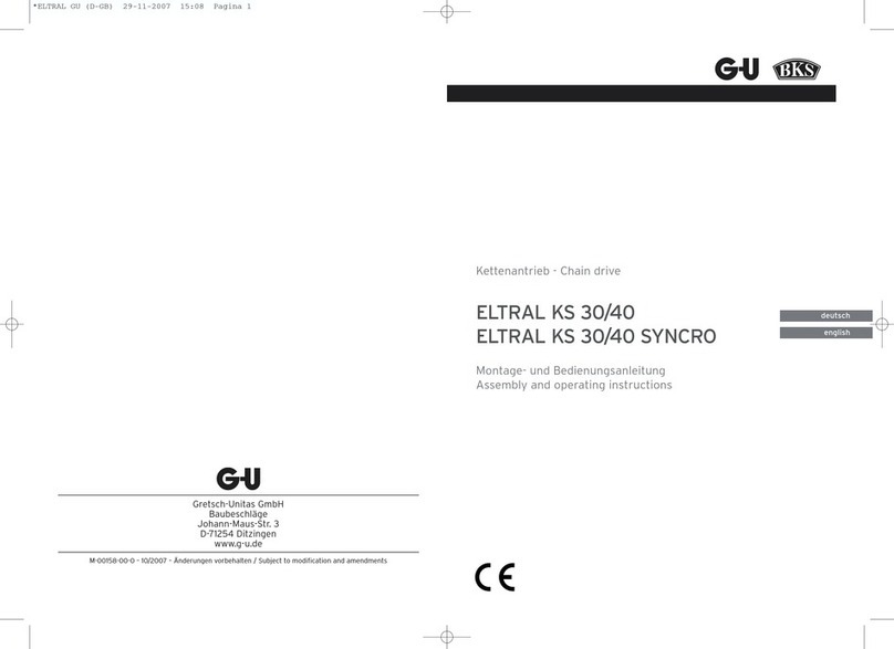 GU ELTRAL KS 30 Assembly and operating instructions GU ELTRAL KS 30 Assembly and operating instructions