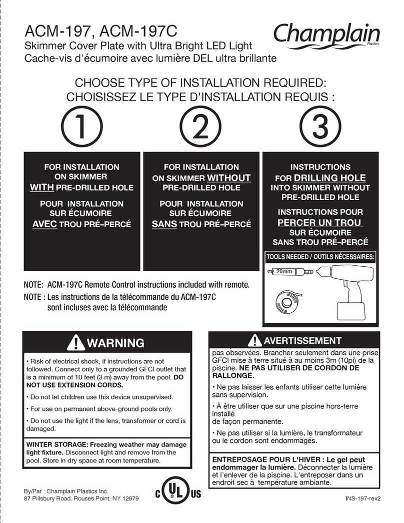 Champlain ACM-197 User manual