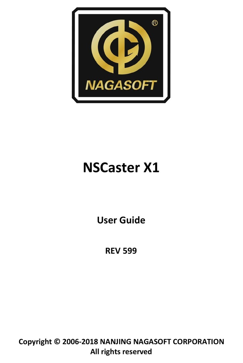 Nagasoft NSCaster X1 user guide