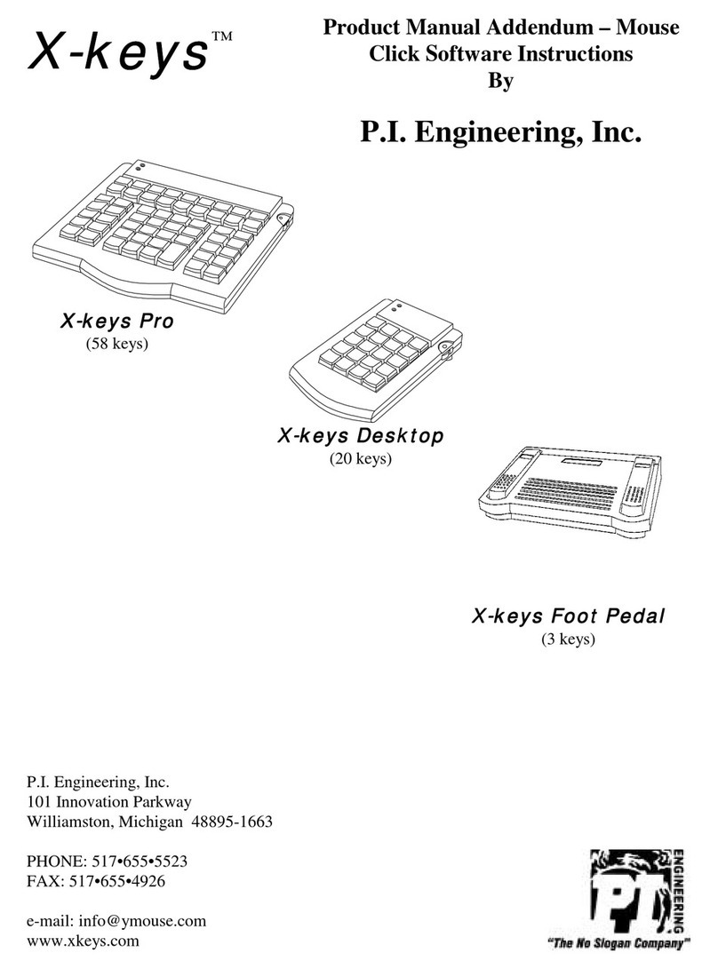 P.I. Engineering X-keys Pro User manual