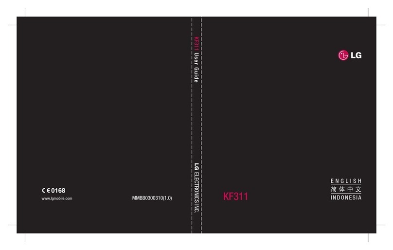 LG KF311 user guide