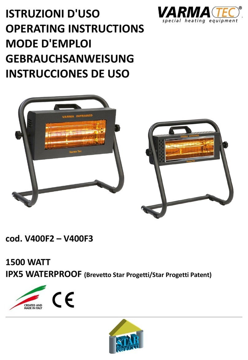 Varma Tec VARMA FIRE 2 V400F2 operating instructions