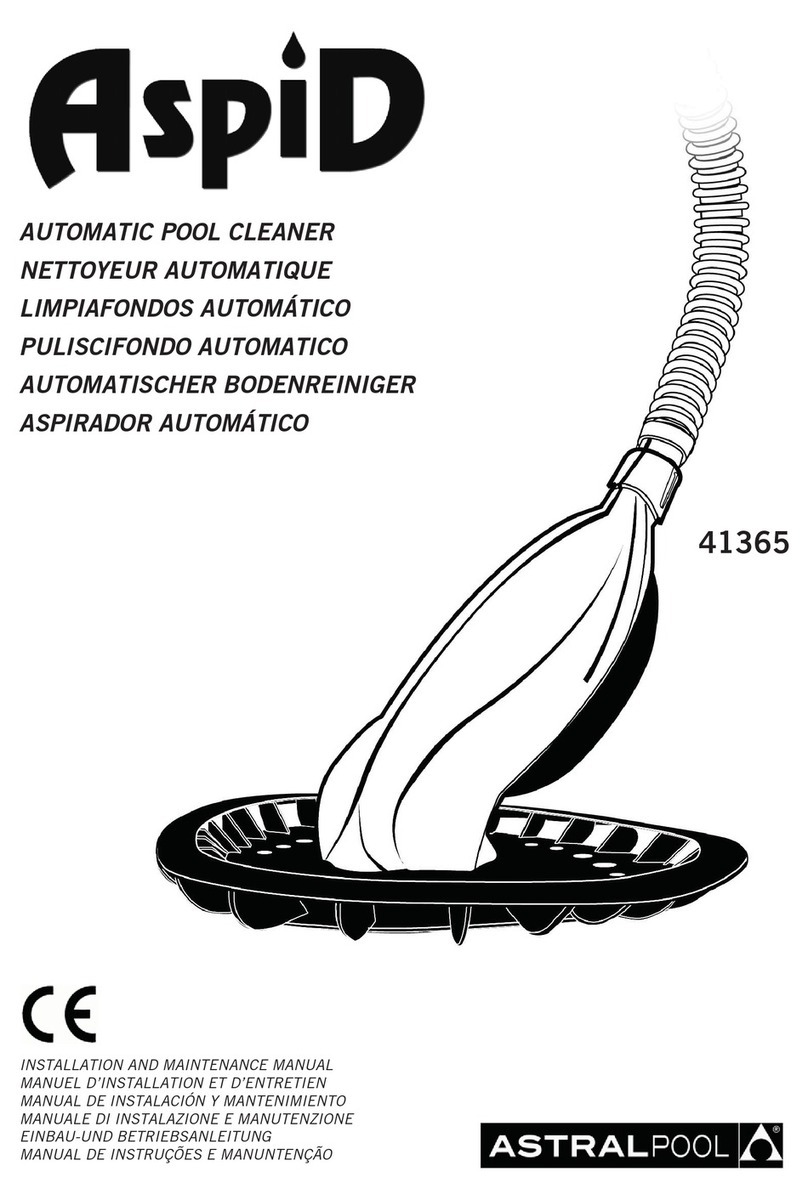 Astrapool AspiD Installation and maintenance manual