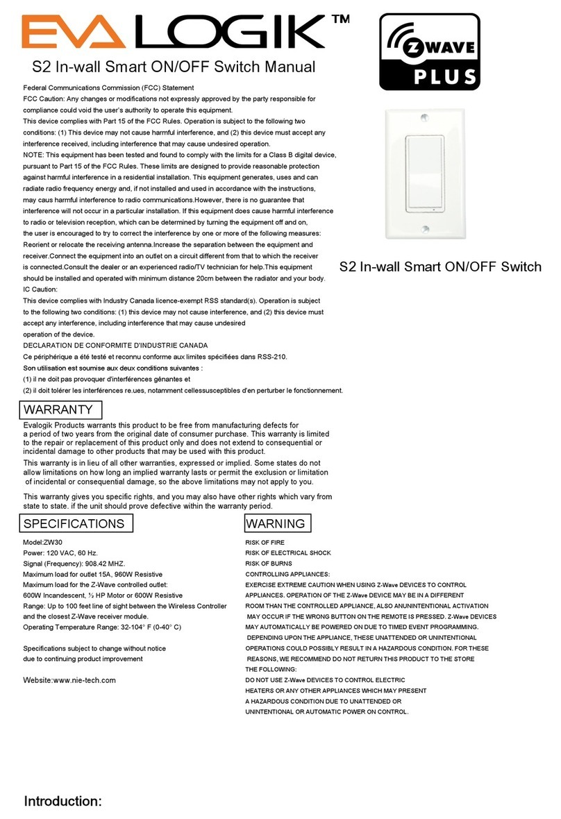 EVA Logik ZW30 manual