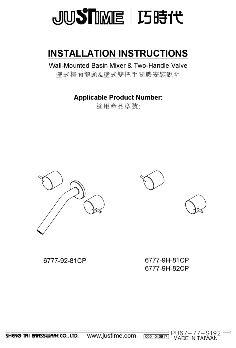 Justime 6777-92-81CP installation instructions