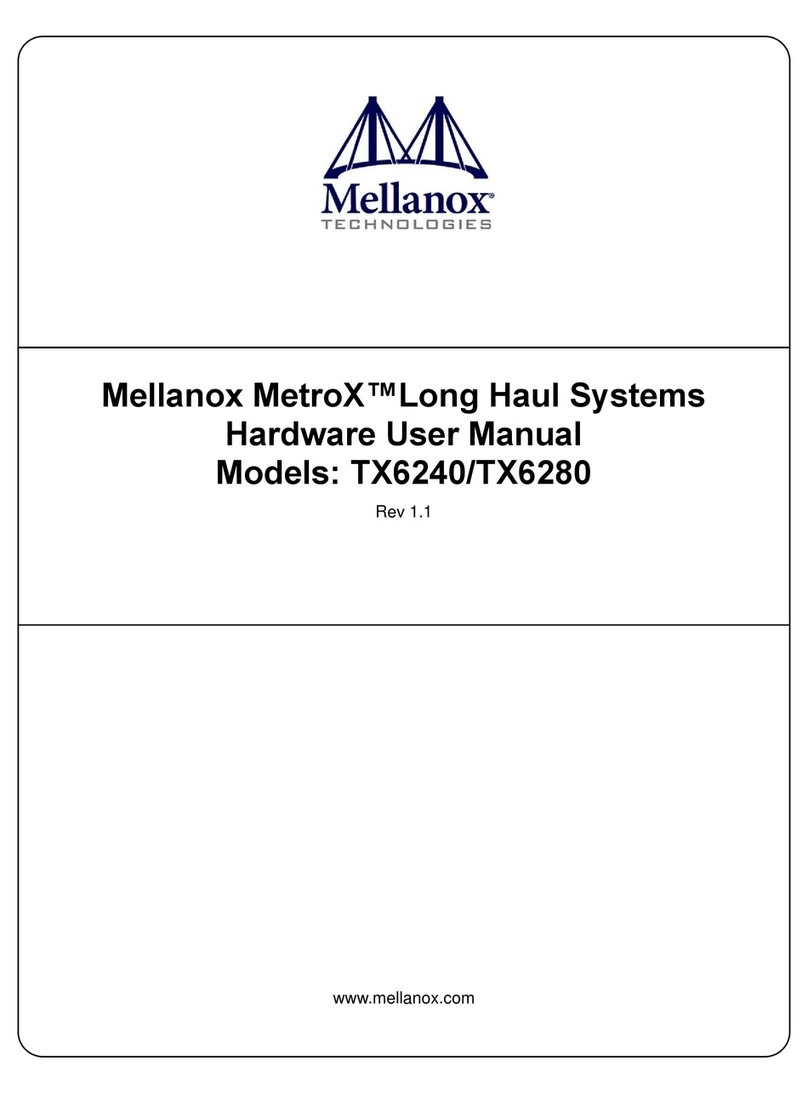 Mellanox Technologies MetroX TX6240 Instructions for use Mellanox Technologies MetroX TX6240 Instructions for use