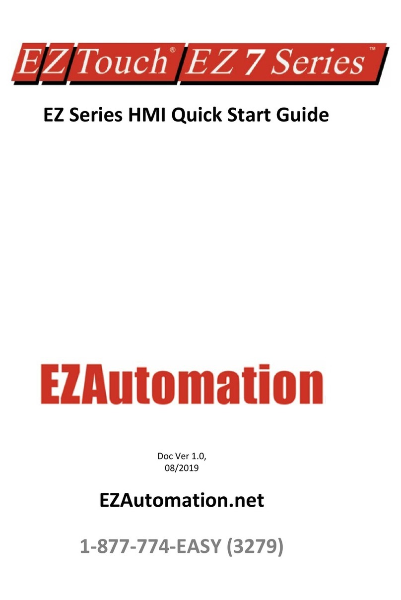 EZAutomation EZ Touch EZ7 Series quick start guide