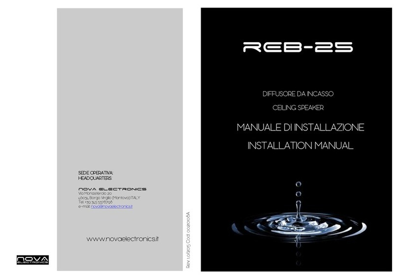 Nova Electronics REB-25 installation manual