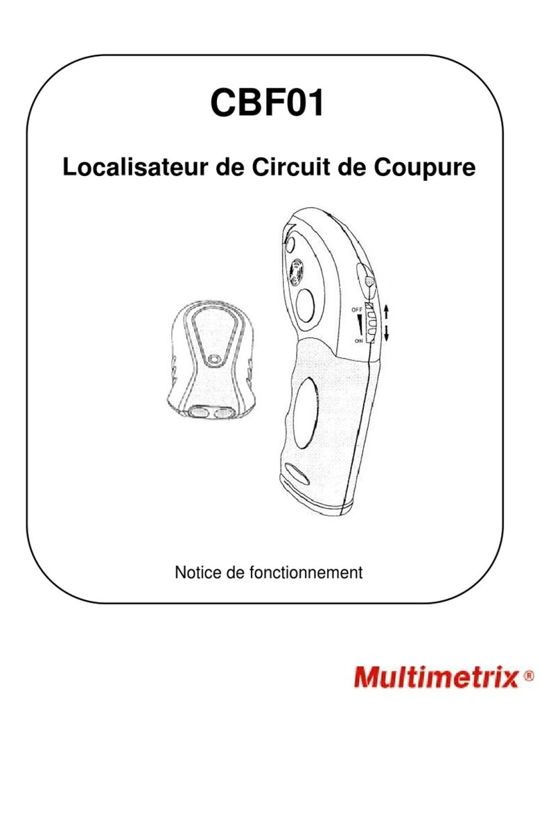 Multimetrix CBF01 user manual
