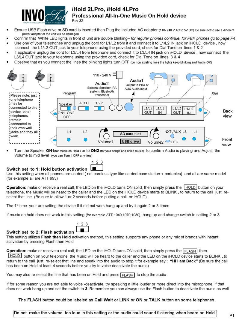 invotel iHold 4LPro manual