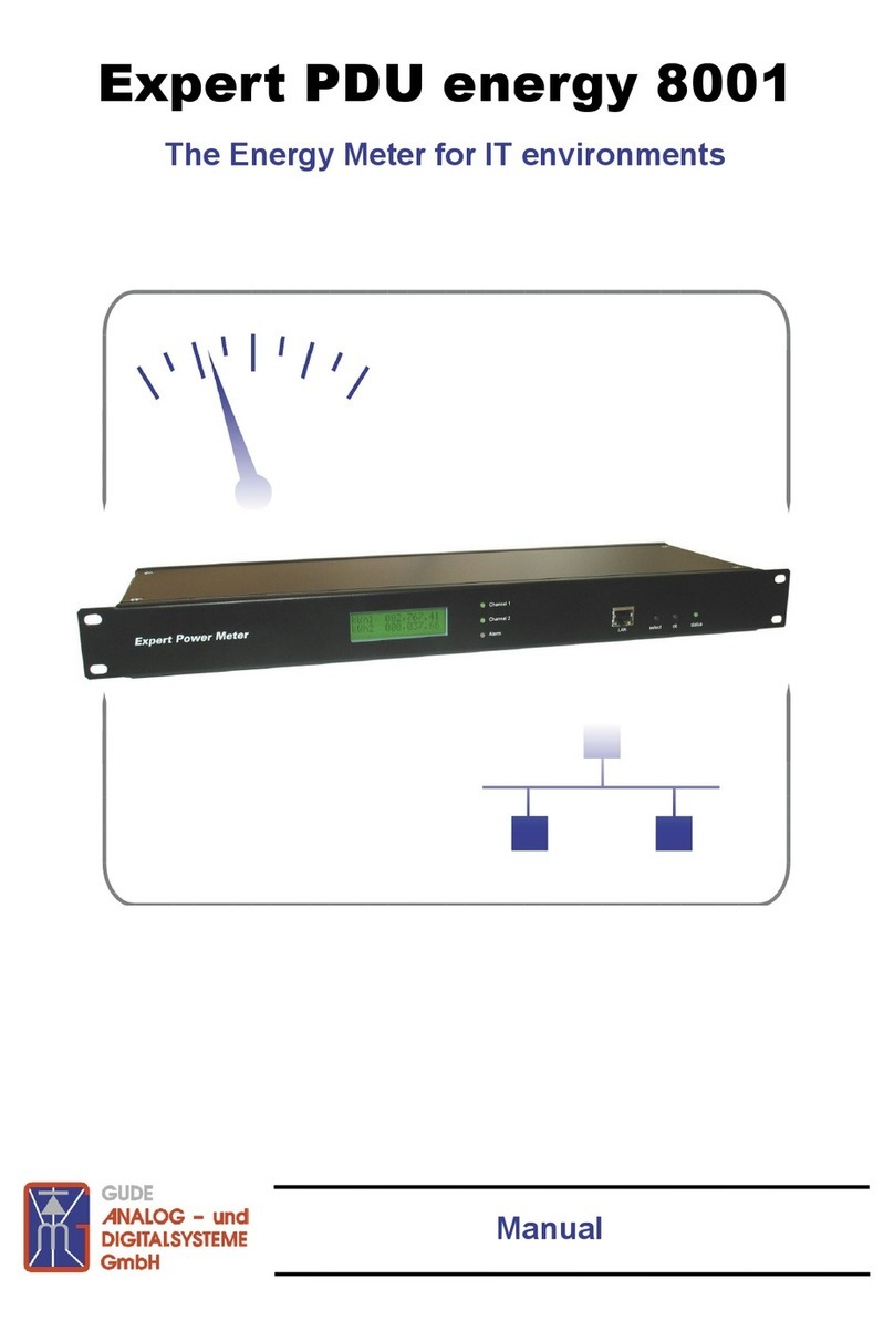Gude Expert PDU energy 8001 manual