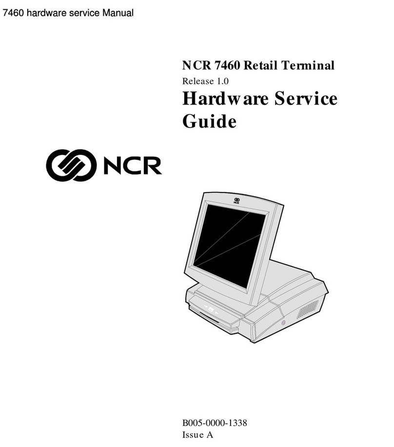 NCR 7460 User manual NCR 7460 User manual