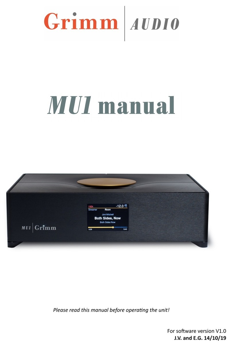 Grimm Audio MU1 manual