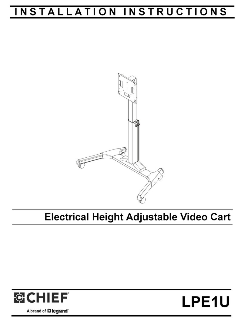 LEGRAND CHIEF LPE1U installation instructions