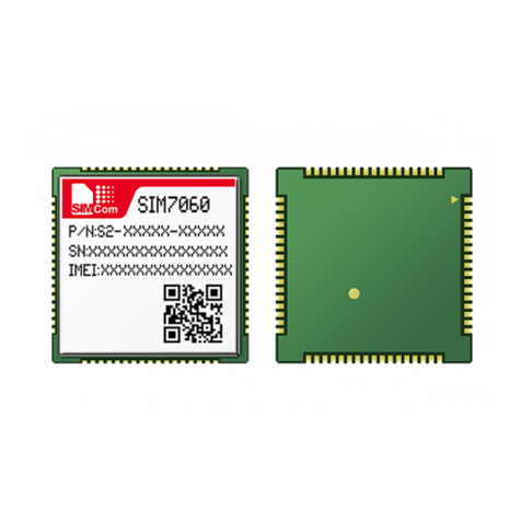 SimCom SIM7060 Series Installation and operating instructions