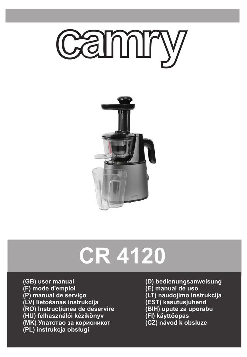 camry CR 4120 User manual camry CR 4120 User manual