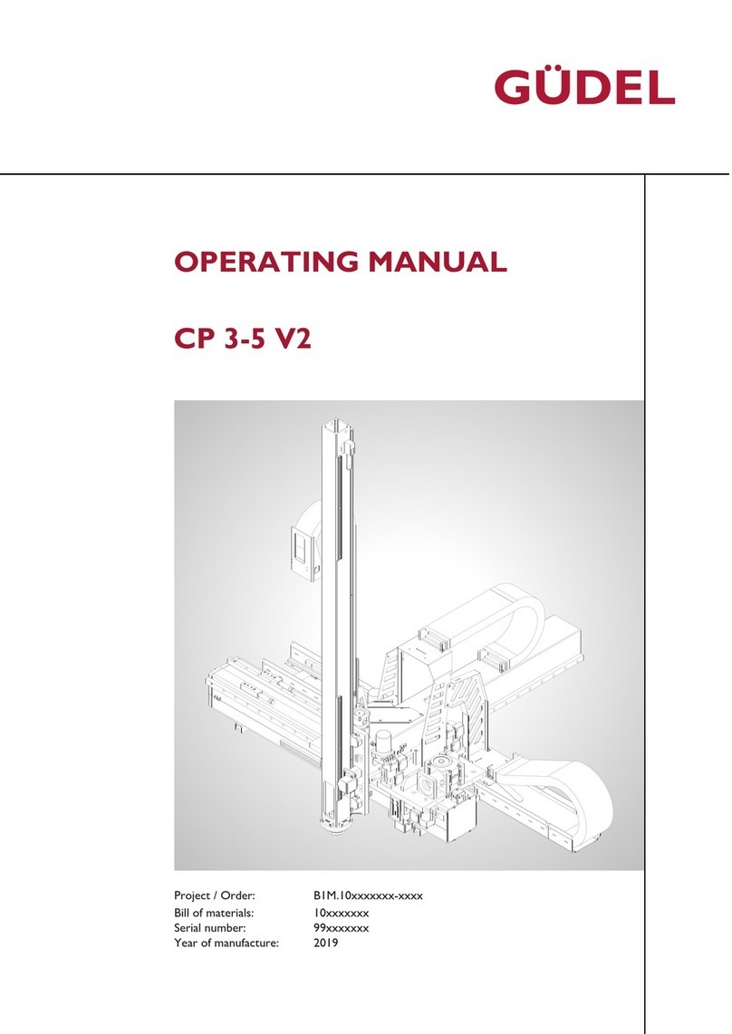 GUDEL CP 3-5 V2 operating manual