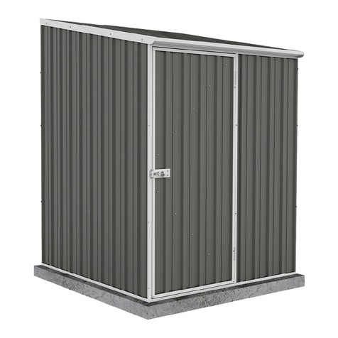 ABSCO SHEDS 15151SK Assembly manual