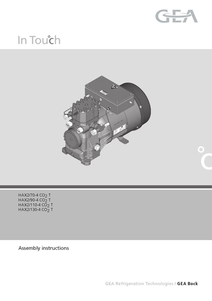 GEA Bock IN Touch HAX2/70-4 CO2 T User manual