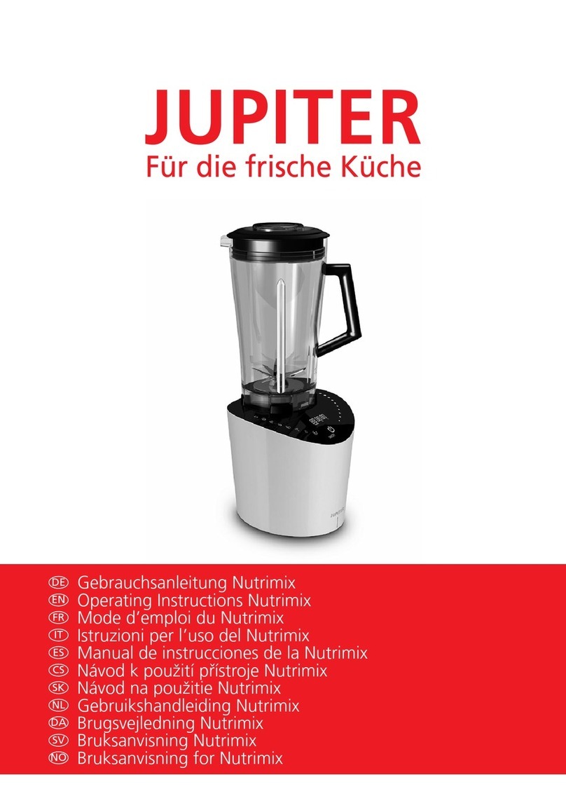Jupiter Nutrimix operating instructions