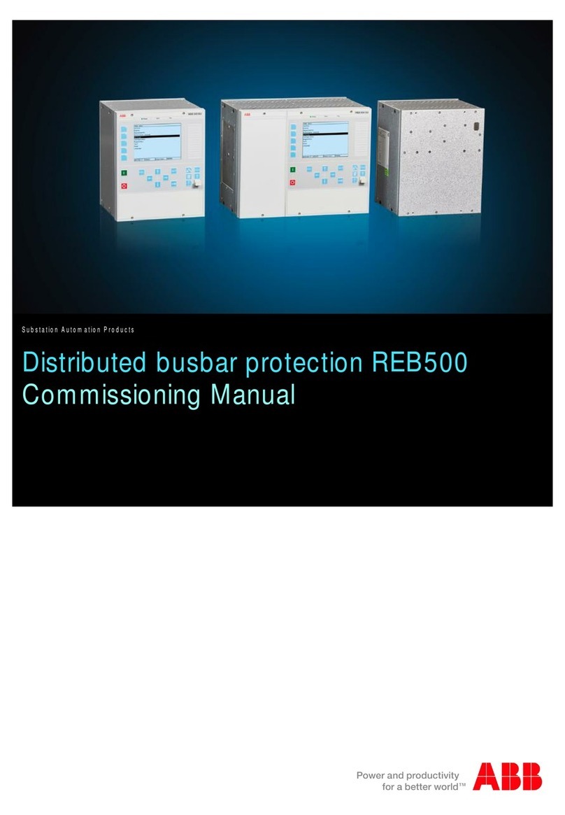 ABB Relion REB500 Quick start guide