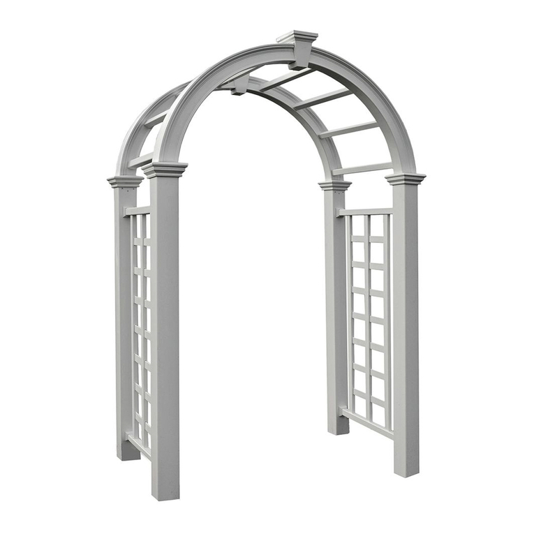 New England Arbors Nantucket Deluxe Assembly instructions