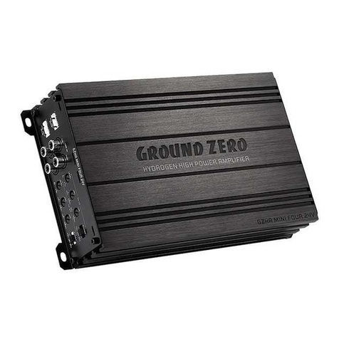 Ground Zero HYDROGEN SERIES User manual