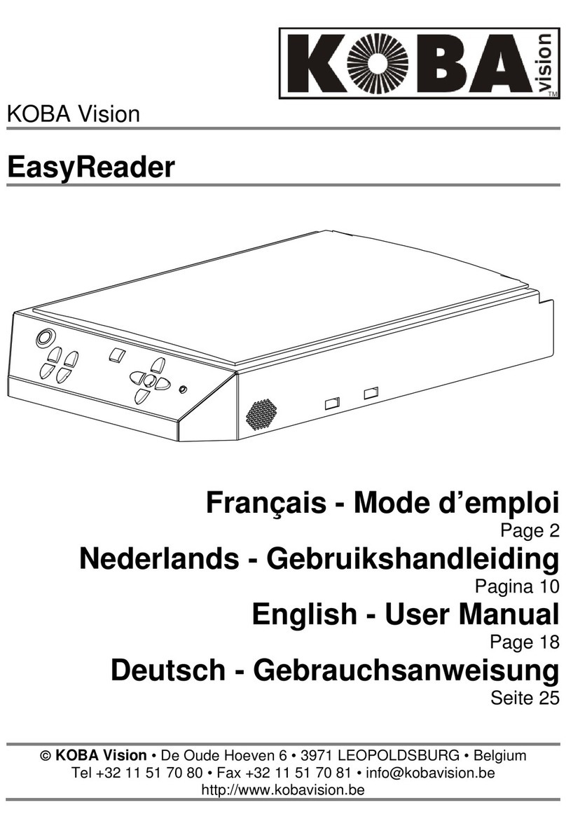 Koba Vision EasyReader 2012 user manual