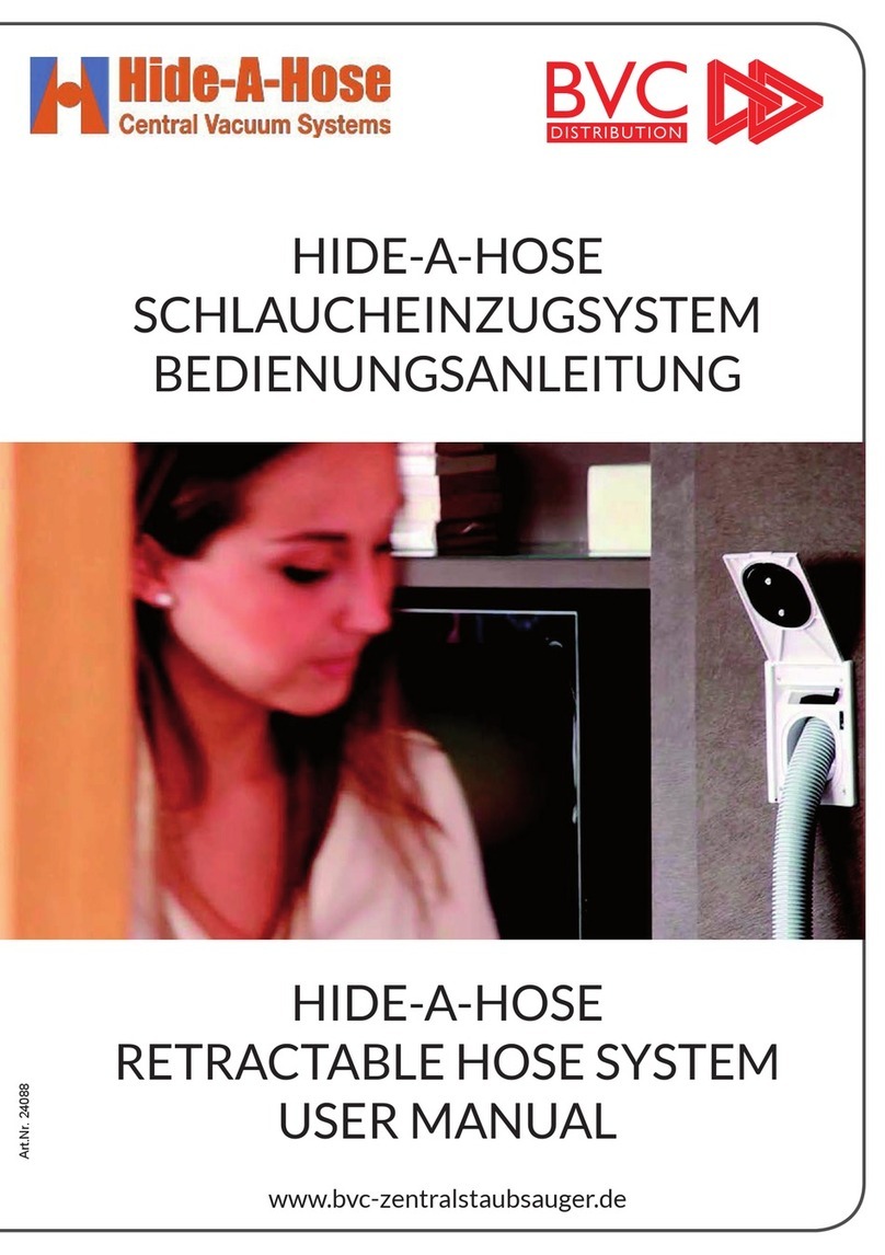BVC HIDE-A-HOSE User manual