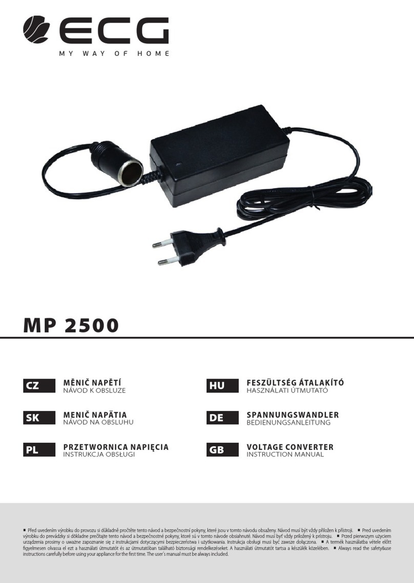 ECG MP 2500 instruction manual