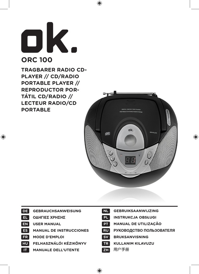 O.K. ORC 100 user manual