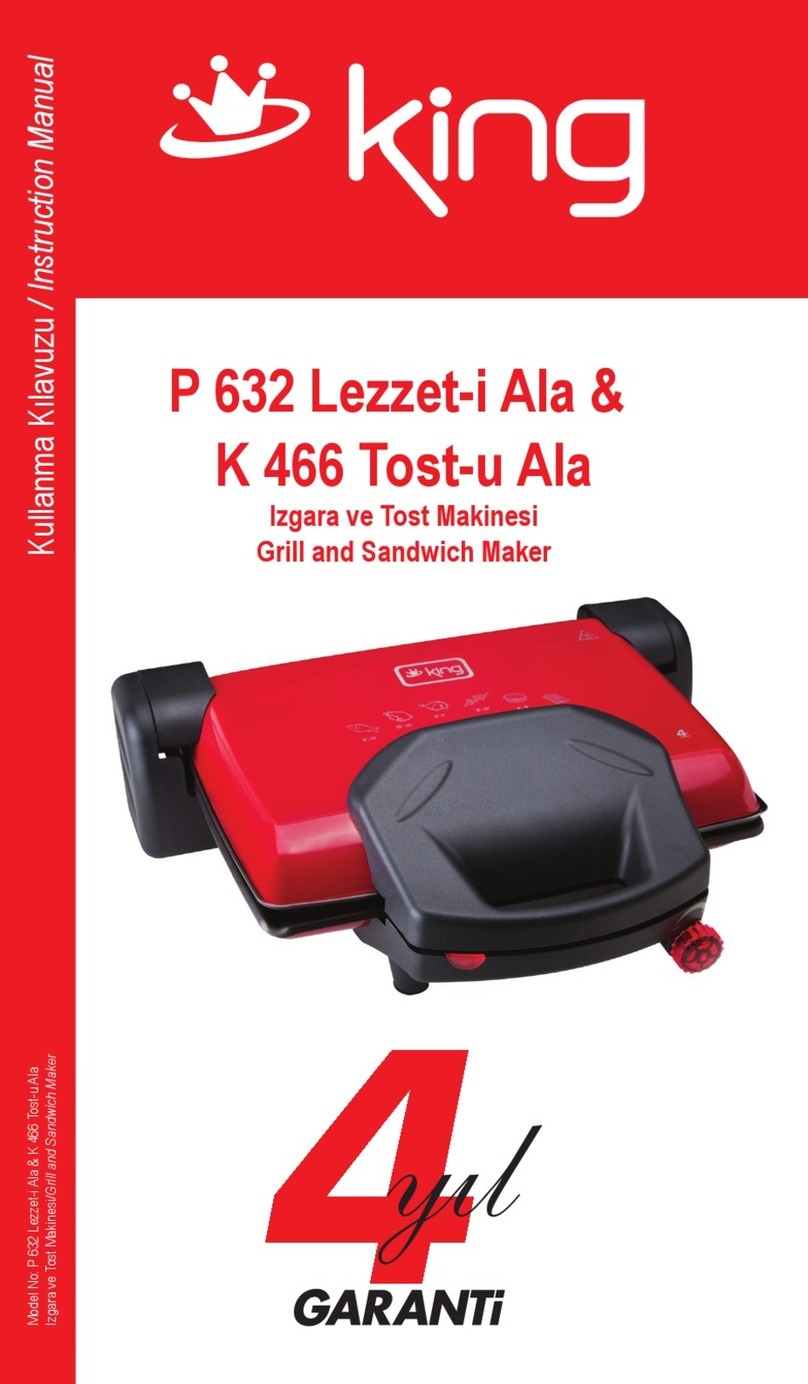 KING Lezzet-i Ala P 632 instruction manual
