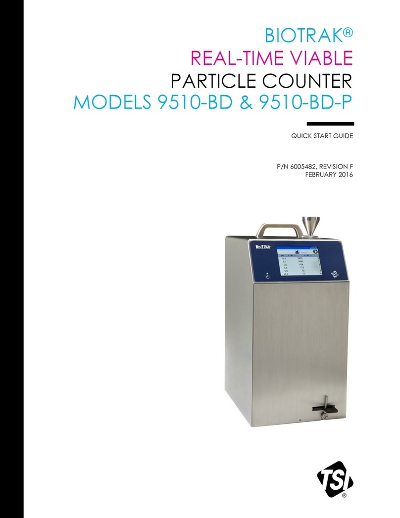 TSI Instruments BIOTRAK 9510-BD-P User manual