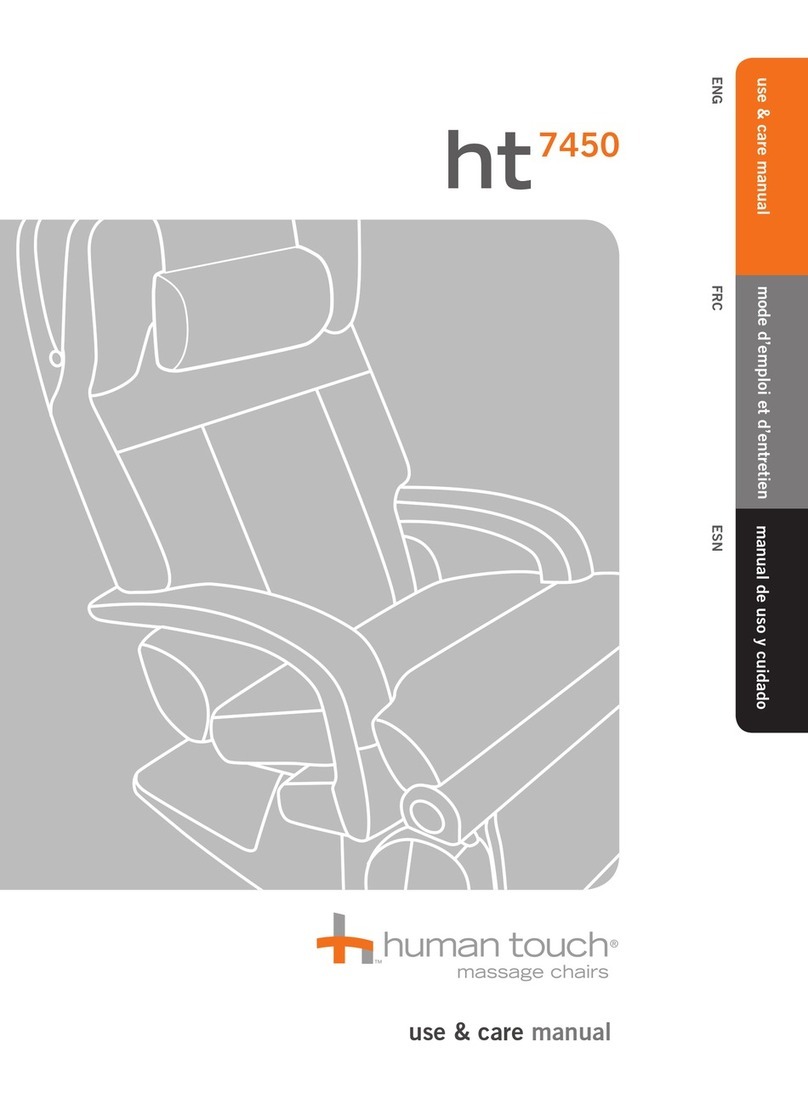 Human Touch ht 7450 User manual Human Touch ht 7450 User manual