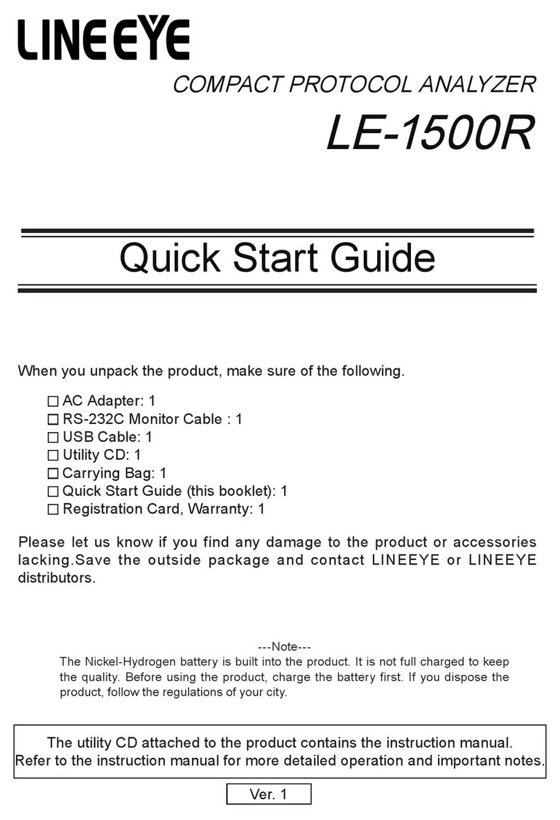 LineEye LE-1500R User manual