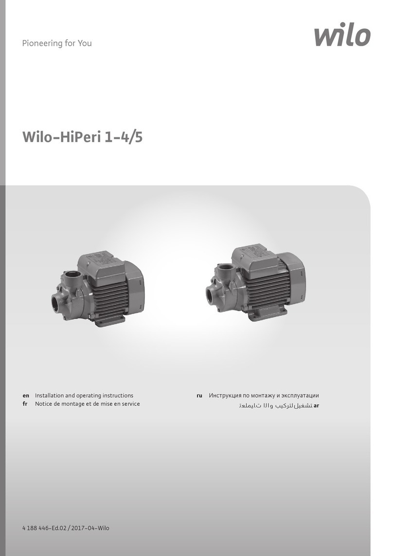 Wilo HiPeri 1-5 User manual
