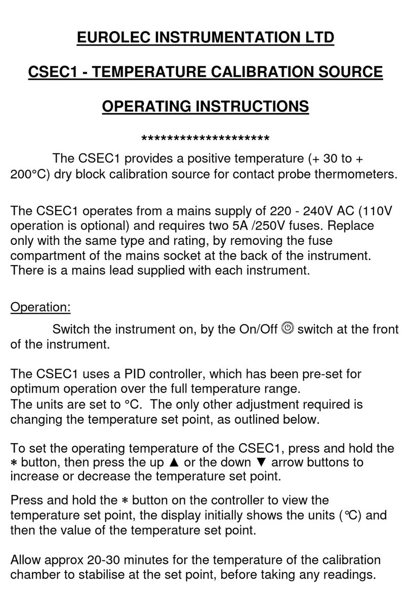 Eurolec CSEC1 User manual